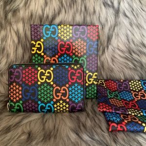 ❌SOLD❌GUCCI PSYCHEDELIC Zip Around CardCase/Wallet